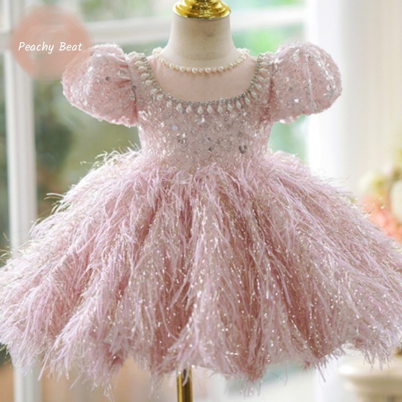Baby Products Manufacturers - Moda bebê menina princesa lantejoulas vestido
