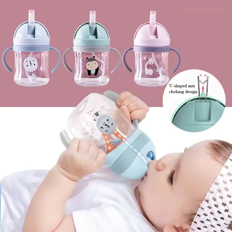 Zwitsal Baby Products - Caneca de palha com alça dupla,
