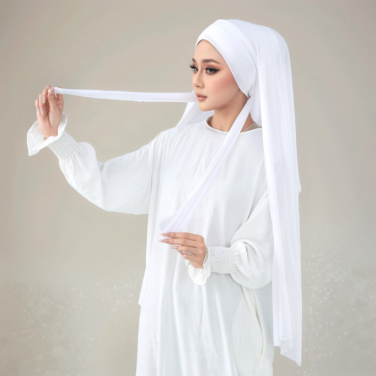 Baby Products Malaysia - Nova elasticidade modal camisa instantânea hijab