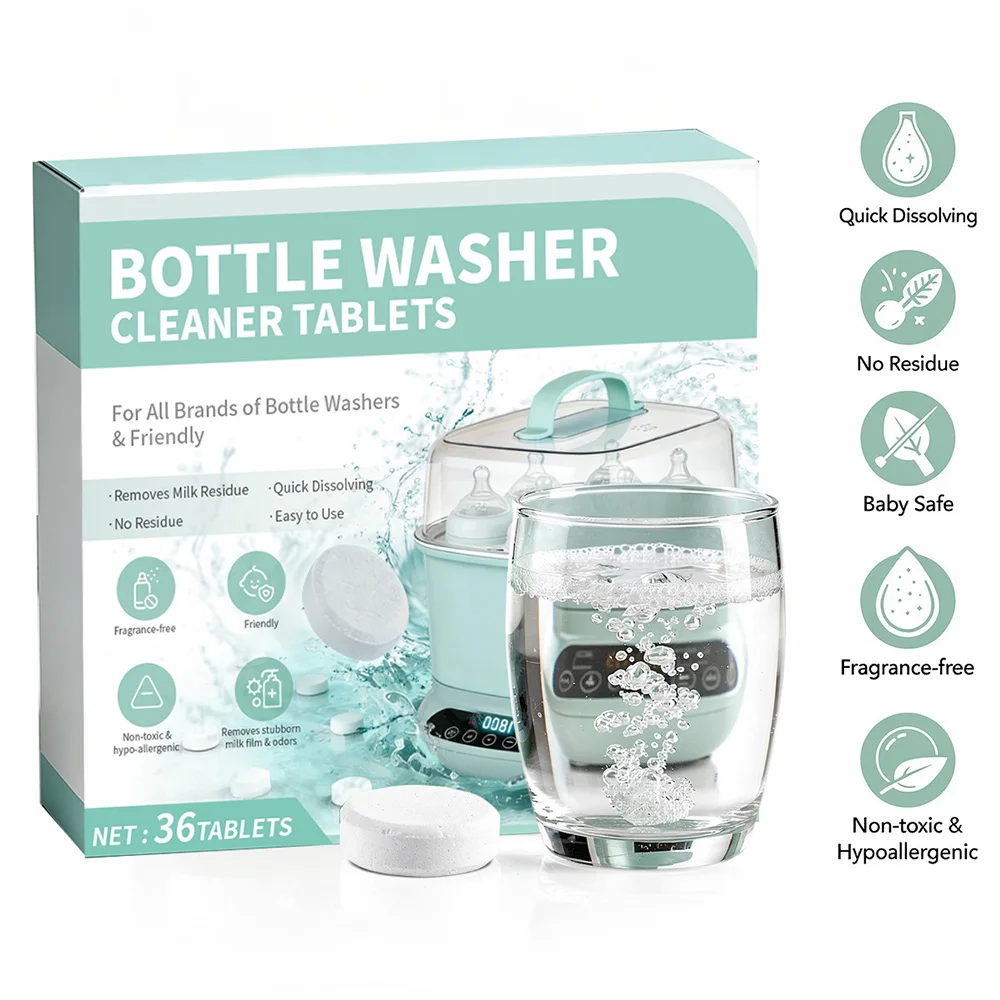 Zwitsal Baby Products - Pastilhas descalcificantes para mamadeiras, removedor de