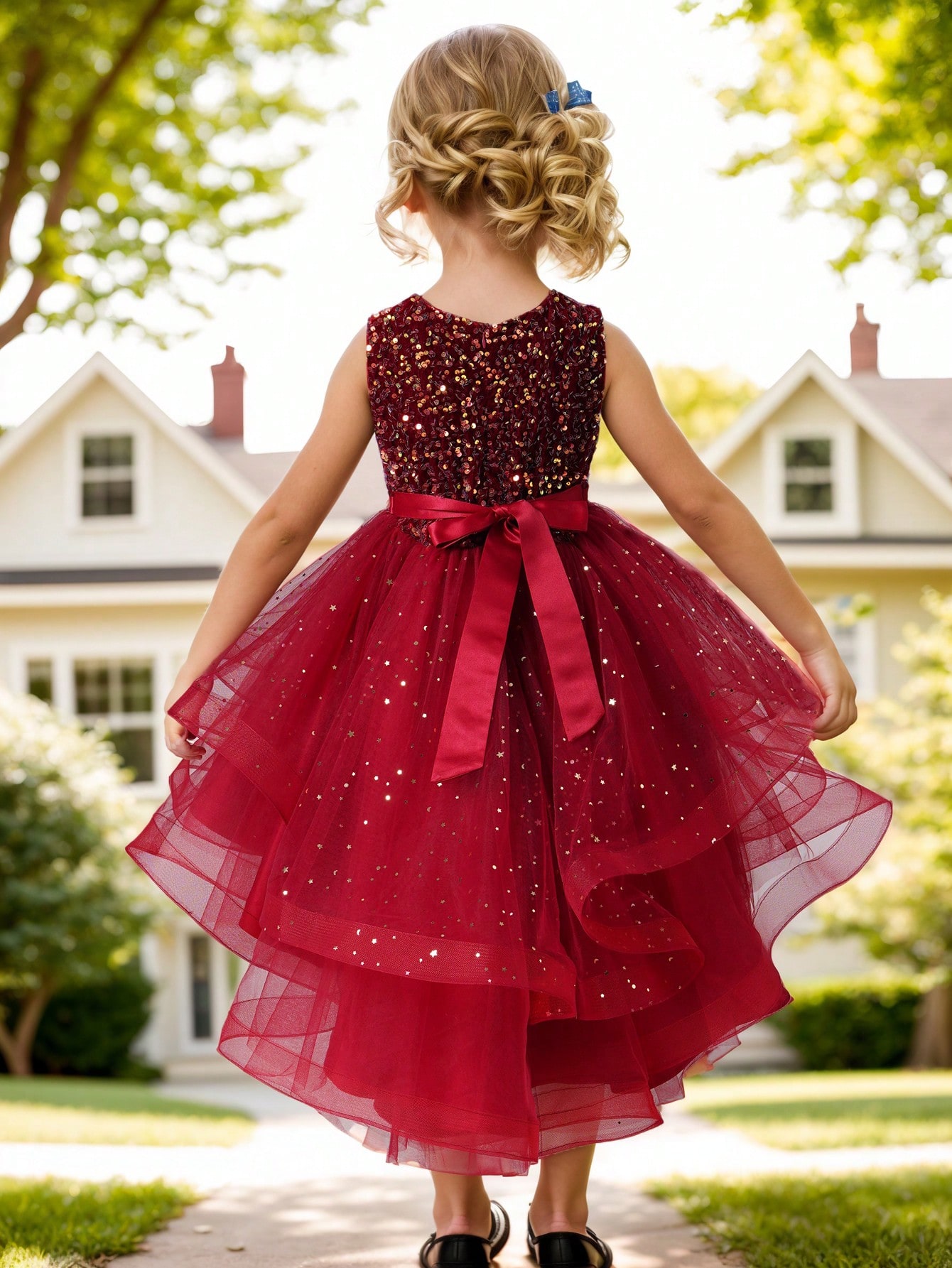Vestido de Princesa Floral com - Baby Products Manufacturers avaliação e preço
