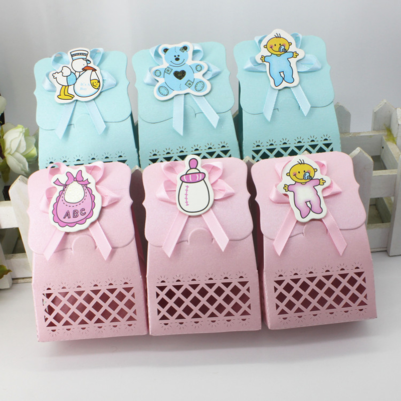 Baby Bottle Candy Box com Bow  - Zwitsal Baby Products avaliação e preço