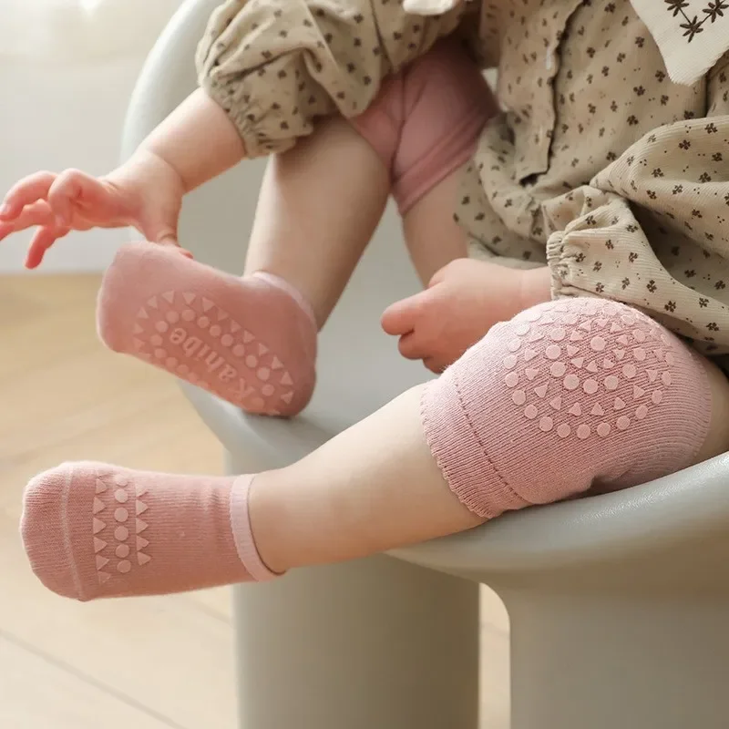 Joelheiras do bebê meias conju - Baby Knee Pad Crawling avaliação e preço